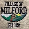 Village of Milford, Illinois, established in 1830. Service area logo.
